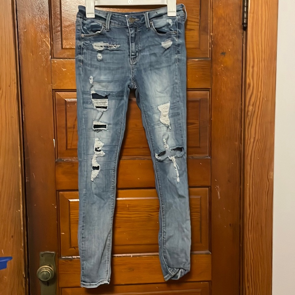 Low rise ankle jeggings